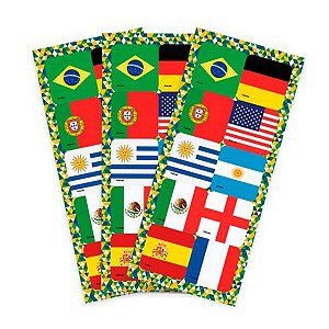 ADESIVO QUADRADO COPA 2026 NACOES C/30
