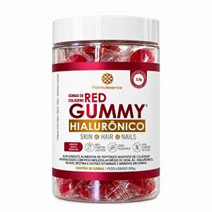 Red Gummy Hialurônico Formulescence com Colágeno e Biotina – 30 Gomas