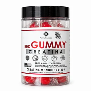 Red Gummy Creatina Formulescence Sabor Frutas Vermelhas – 30 Goma