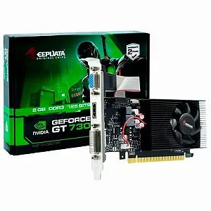 PLACA DE VÍDEO 2GB GT-730 NVIDIA ( KDGT730-2GD3/128B ) DDR3/HDMI/DVI/128BITS - KEEPDATA