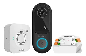 Vídeoporteiro Inteligente Izy Smart IVW 3000+ Preto Intelbras
