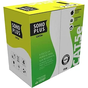 Caixa de Cabo de Rede Cat5e Furukawa Sohoplus Utp 305Mts UTP