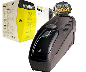 RAGTECH – Nobreak New Easy Way NEW 1450 – 1.450VA/725W – 1 bateria 12V/7Ah – Bivolt – 6 tomadas – Modelo 4201
