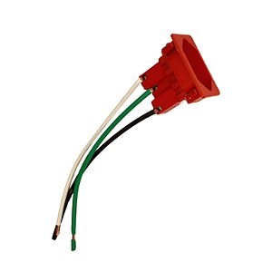 Tomada para painel de madeira ou móveis com rabicho 20A 220v Blux