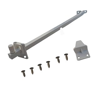 Trava limitadora janela basculante maxim ar reforçada branca 40cm