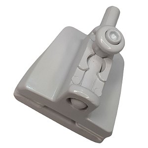 Trinco 1335 de vidro temperado para porta ou janela branco