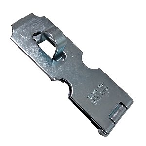 Porta cadeado trinco para armário gaveta quadro de luz 63mm Zincado