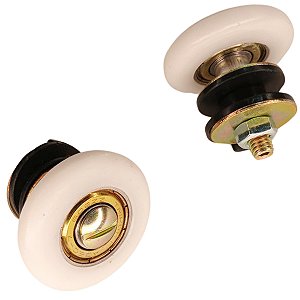 Roldana vidro temperado porta janela 8mm ou 10mm kit 10 peças