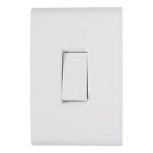 Interruptor paralelo com 1 tecla Linha Liz Tramontina cor branco