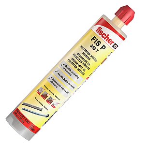 Chumbador quimico para concreto alvenaria bisnaga Fischer P300T
