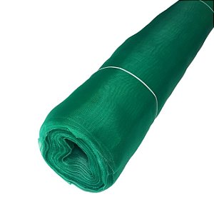 Tela mosquiteira nylon contra inseto pernilongo 10mx1,20m Verde