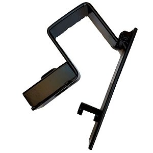 Trava para portão reforçada de aço com porta cadeado 5cm x 6cm