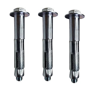 Chumbador Parabolt Parafuso 3/8 X 3 .1/2 broca 14mm com 50 Peças