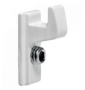 Contrafecho lateral para portas e janelas esquadrias de alumínio branco CFE22