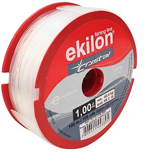 Linha de pesca artesanato fio nylon 1mm carretel 100m Ekilon