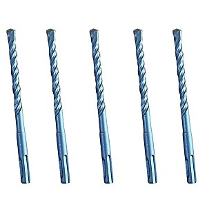 Broca SDS Plus 10x160mm encaixe martelete para concreto 5 pçs