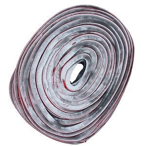 Veda fresta escova adesiva vedação porta janela 7x12 cinza 10 metros