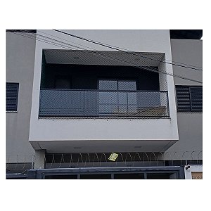 Rede De Proteção Para sacada Crianças Animais 5m x 2,50m Preta