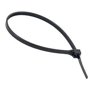 Abraçadeira de nylon enforca gato fita hellermann 3.6x300mm preta 100 pçs