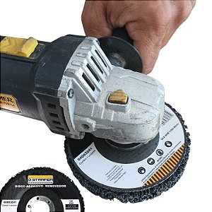 Disco removedor polidor de metais com lixa abrasiva 115mm Starfer