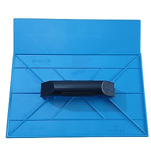 Desempenadeira lisa para argamassa reboco de parede 22x34cm