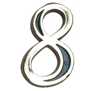 Numero para porta de apartamento colonial dourado 8