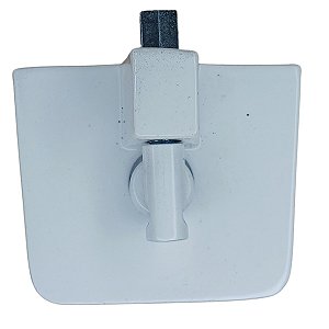 Trinco Para Janela Basculante Central 1523 Com Mola Alumínio Branco