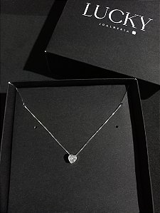 Colar Ponto de Luz Coração