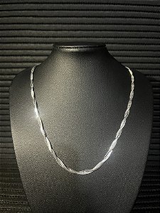 Colar Trançado 2 Fios