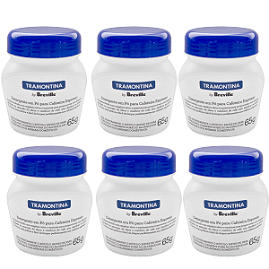 Detergente Sabão Em Pó Cafeteira 65g Tramontina Breville 6 Un