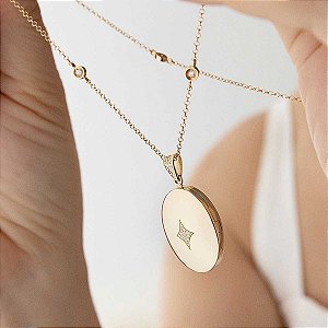 Raio de Esperança | Ouro 18k e Diamantes