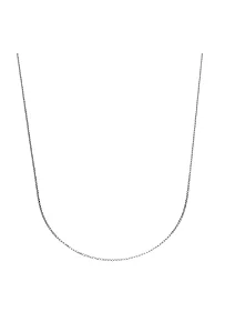 Colar Veneziana 45 cm – Banho Ródio