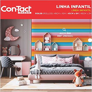 Plastico Adesivo Infantis 45cmx10m - CONTACT