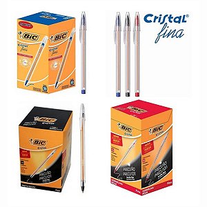 Caneta Esferografica P. Fina c/ 50 - BIC