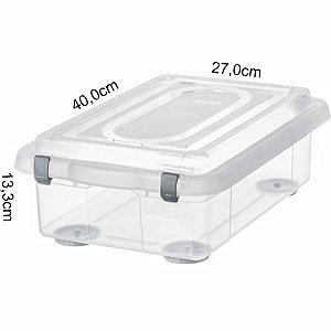 Caixa Plastica Organizadora Transp 8,6L - SANREMO SR960