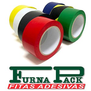 Fita Adesiva p/ Demarcação de Solo 48mmx30m - FURNAPACK