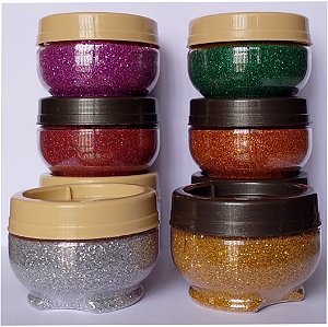 Gliter de PVC Metálico c/ 80g
