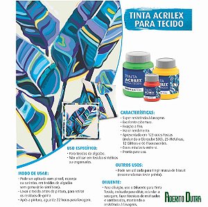 Tinta Para Tecido Fosca 37ml - ACRILEX