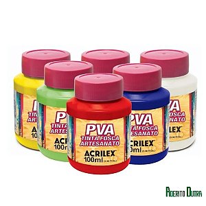 Tinta Para Artesanato PVA Fosca 100ml - ACRILEX