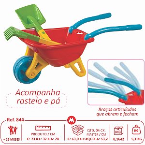 Carrinho de Mão Infantil Magic Toys