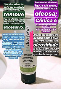 Máscara Detox  carvão ativado