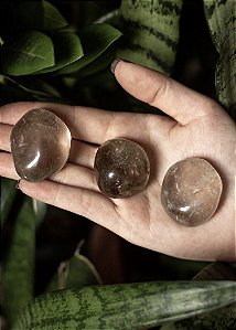 Quartzo Fumê Rolado – Proteção • Equilíbrio Espiritual e Físico • Ancoramento