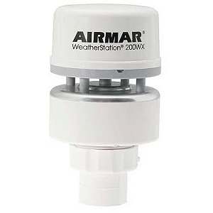 220WX. Dados de vento, GPS de 10 Hz, SOG, COG, bússola de três eixos com estabilizador dinâmico com precisão de 1º - 2º, Pitch and Roll, pressão barométrica, temperatura, saída de dados NMEA0183 / NMEA 2001.RS422 opcional