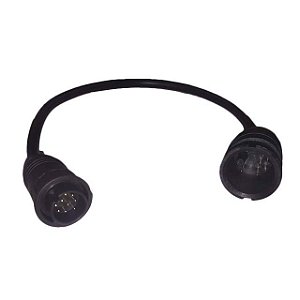 Cabo adaptador de 9 pinos para 8 pinos. Conectando CP370 ao Axiom 7 DV