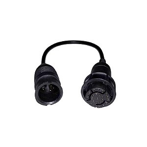 Cabo adaptador de 25 pinos para 8 pinos. Conectando CP370 ao Axiom RV
