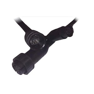 Cabo adaptador 'Y' de 25 pinos-9/8 pinos. Conectando 2 transdutores ao Axiom RV