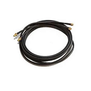 Cabo de fio duplo HDF195 com conectores SMA (m/h), 5 metros