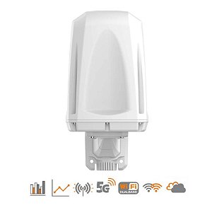 Antena EPNT-4 polarizada-X, omnidireccional, 5G/LTE y Wifi, 2x5G-LTE MIMO 3.8dBi, 2XWifi 5dBi