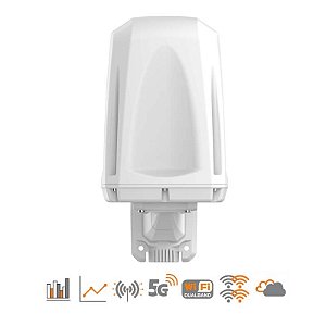 Antena EPNT-4 polarizada-X, omnidireccional, 5G/LTE y Wifi, 4x5G-LTE MIMO 3.8dBi, 2XWifi 5dBi