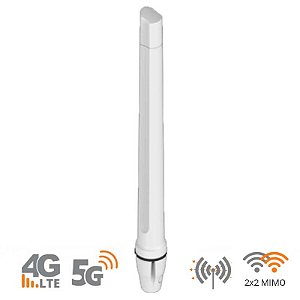 Antena marina costera LTE, 4G/5G, 410–3800 MHz, 6.2dBi
